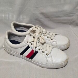 Tommy Hilfiger Twilightz Womens Shoes Size 7 M Sneakers White‎ Lace Up/Low Top